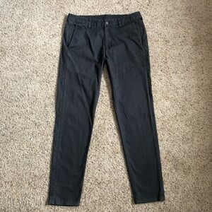 Lululemon Commission Pant Men's 32 Gray Slim Tapered Fit